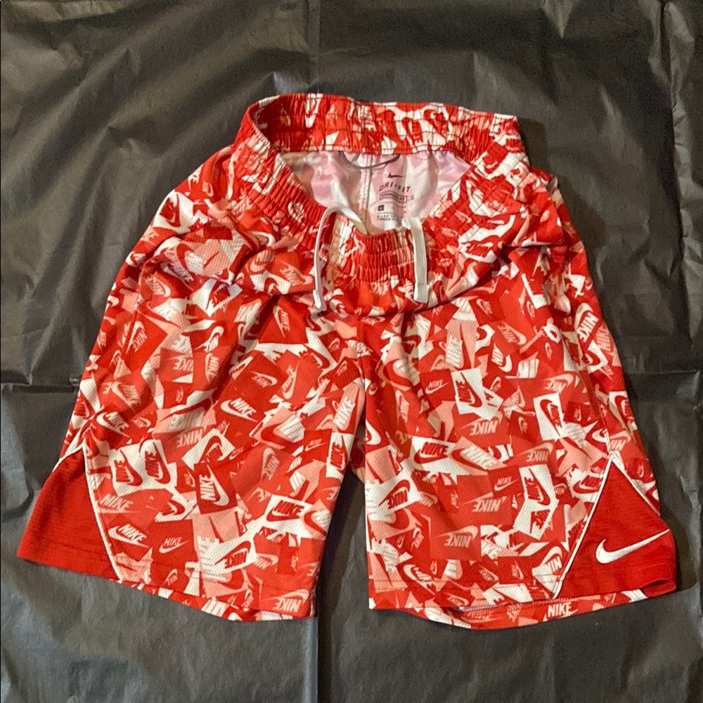 Nike Red Graphic Shorts